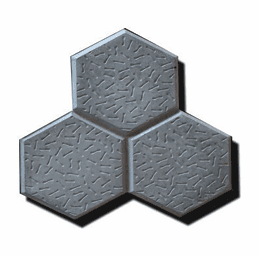 Trihex Patterned Interlocking Paver (60 mm)