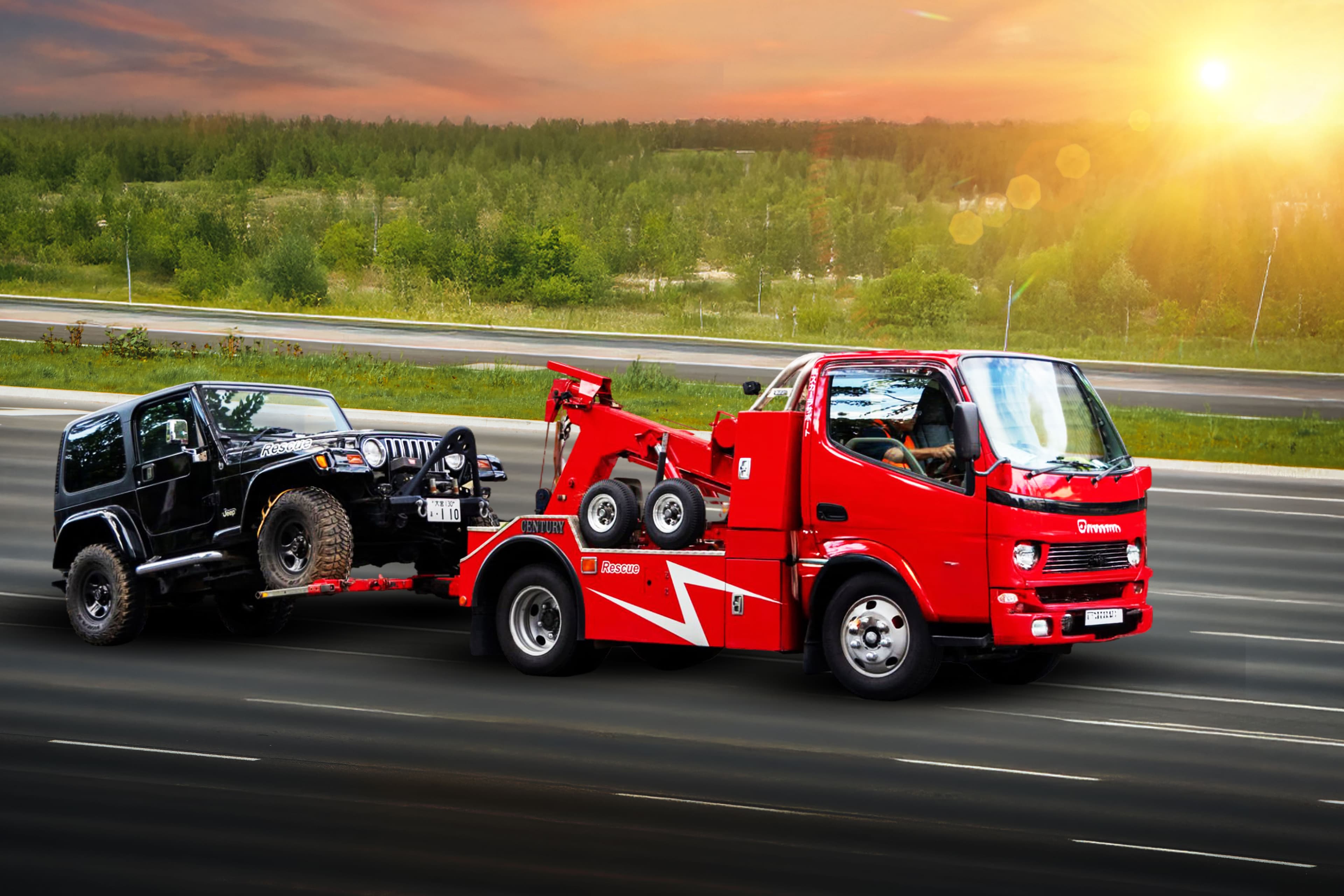 Sampan Towing Service Highway Truck